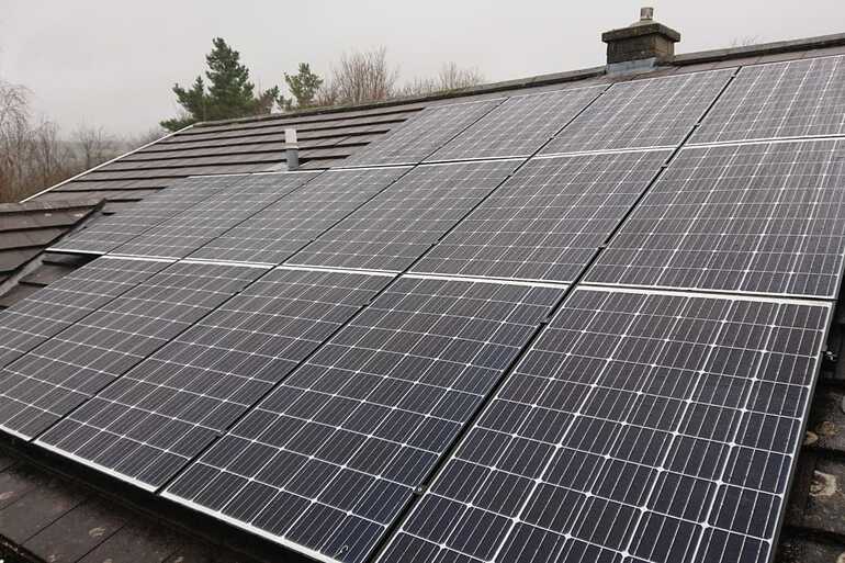 Home solar installation in Calne, Wiltshire